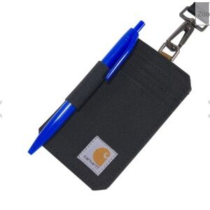 Carhartt Nylon Duck ID Credit Card Holder Wallet Black B0000247